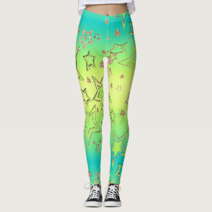 Leggings Dégradé de Noël parties scintillant brillant confe
