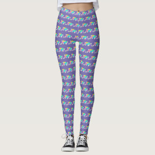 Leggings Delaware Boardwalk Salt Water Taffy Candy Beach DE