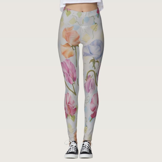 LEGGINGS DÉLICATE SUÉDOISE | LÉGUMES FLORAUX (Devant)