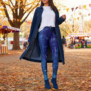 Leggings Denim et paillettes