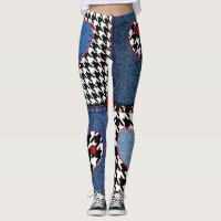 Denim Patchwork : Motif en tissu transparent