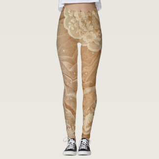 Leggings Dentelle antique