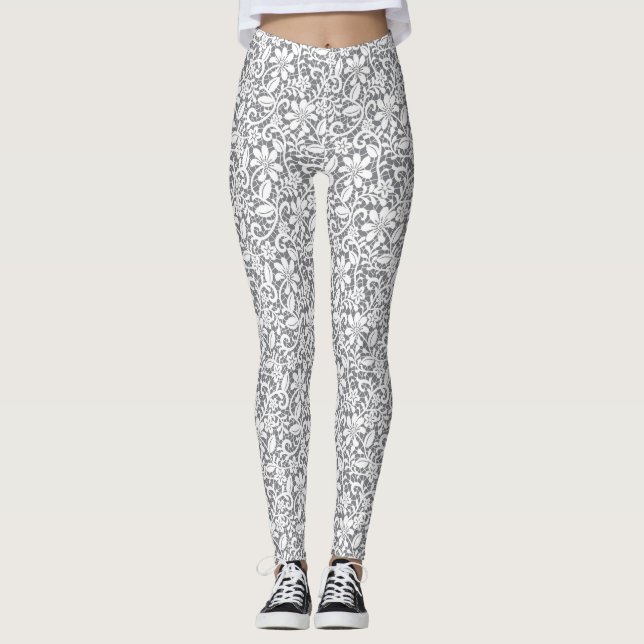 Leggings Dentelle blanche 1 (Devant)