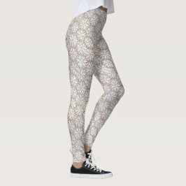 Leggings Dentelle blanche Daisy Confortable Sexy Cute Hot C