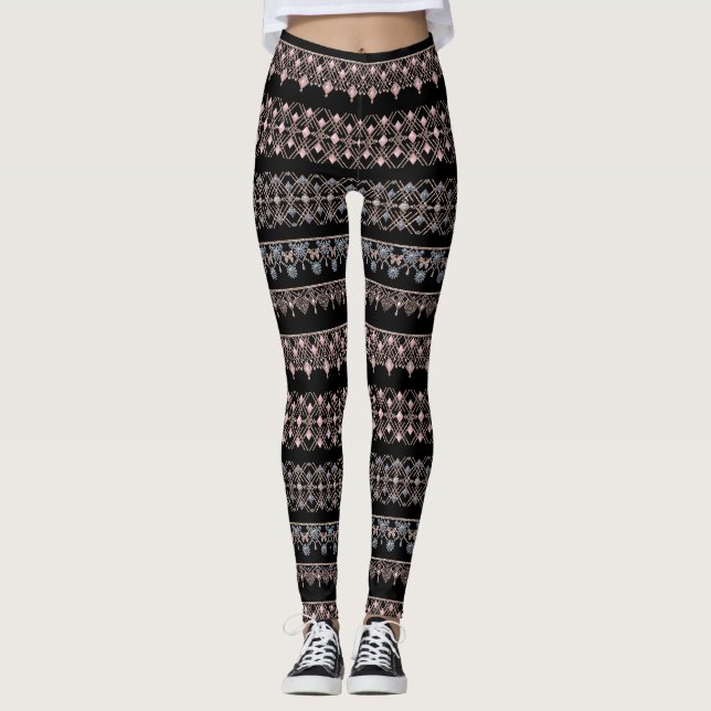 Leggings Dentelle d'or (Devant)