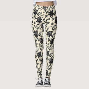 Leggings Dentelle noire Delicate