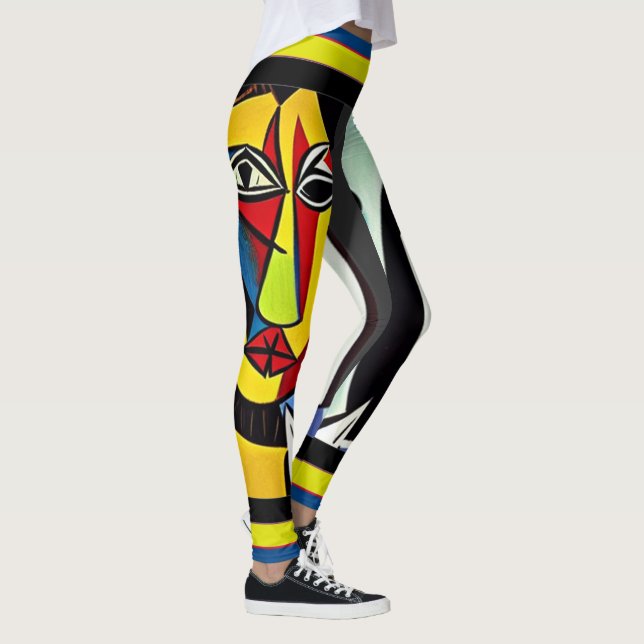 Leggings der abstrakten Kunst (Rechts)