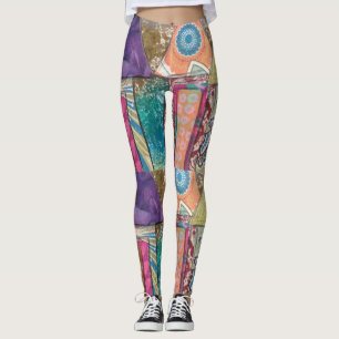 Leggings der abstrakten Kunst