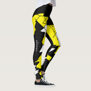 Leggings der Abstrakten Sportwettkämpfe von Funky