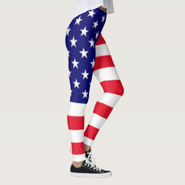 Leggings der amerikanischen Flagge (Rechts)