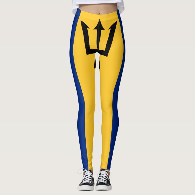 Leggings der Barbados-Flagge (Vorderseite)