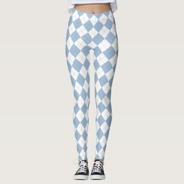 Leggings der blauen Raute (Vorderseite)