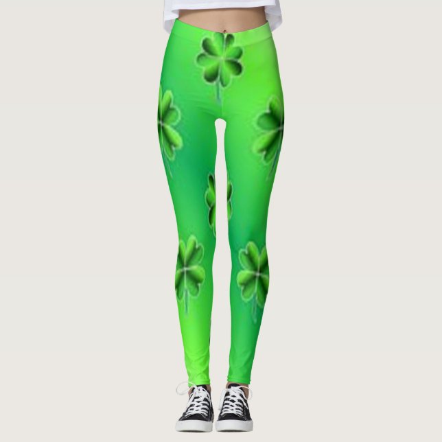 Leggings der Blume Saint Patrick (Vorderseite)