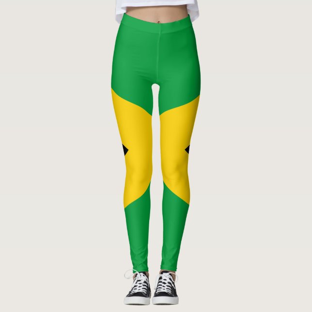 Leggings der jamaikanischen Flagge (Vorderseite)