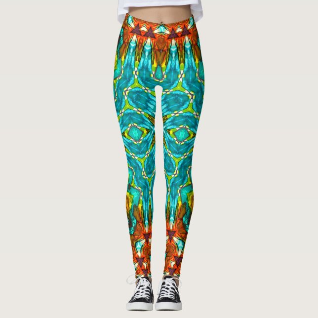 Leggings DER KALEIDOSKOP DES LEBENS (Vorderseite)