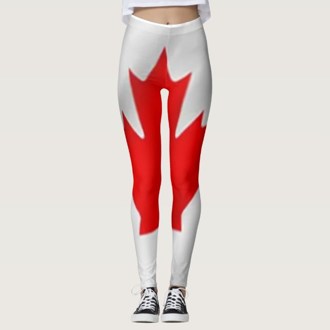 Leggings der kanadischen Flagge (Vorderseite)