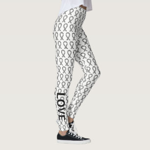 Leggings der Schwarz-Weiß-Aufklärung