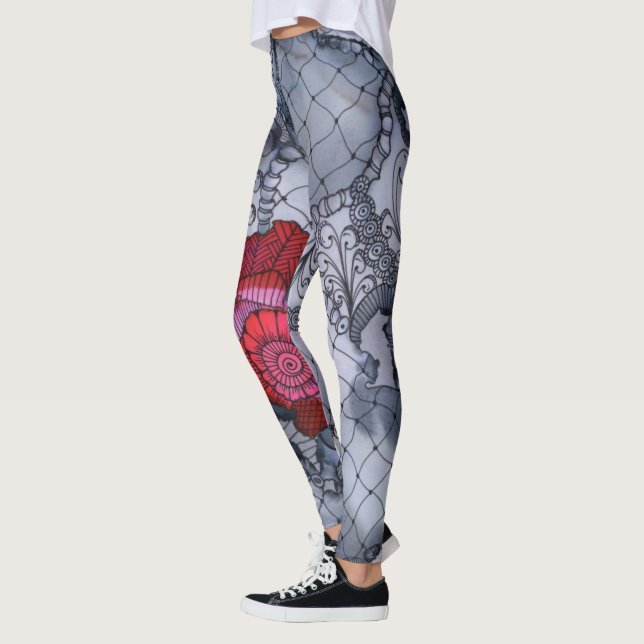 Leggings der schwarzen Rose (Links)