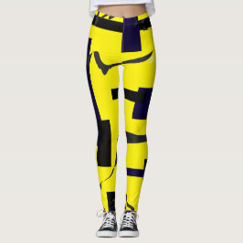 Leggings der Sportwinner Abstrakter Kunst der Funk