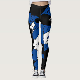 Leggings der Sportwinner Abstrakter Kunst der Funk
