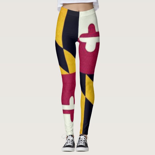 Leggings der Staatsflagge von Maryland (Vorderseite)