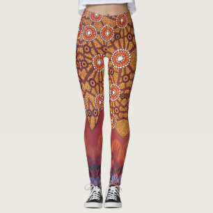 Leggings des Aborigine-Tanzes erwachen