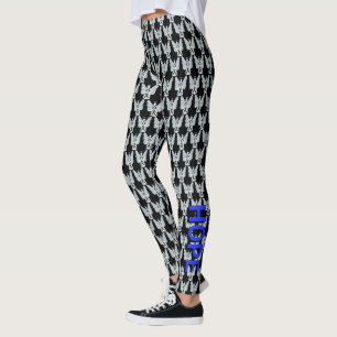 Leggings des Blauen und Schwarzen Bewusstseins
