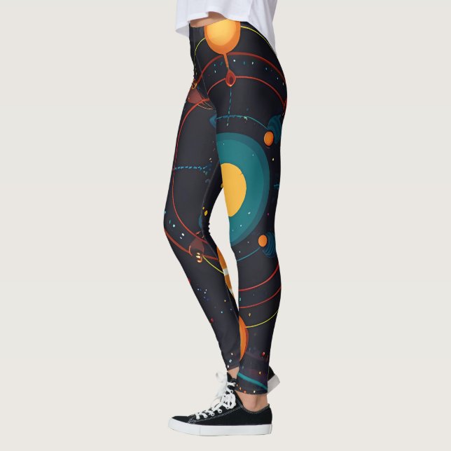 Leggings des dynamischen Sonnensystems der kosmisc (Links)