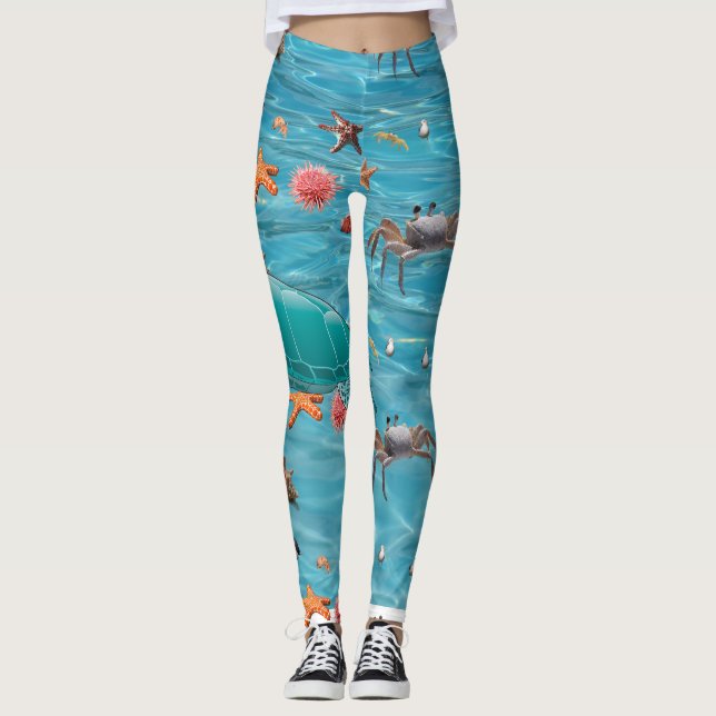 Leggings des Meereslebens (Vorderseite)