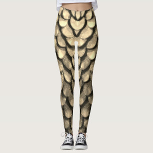 Leggings des pattes d'écailles de dragon.