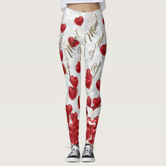 Leggings des Valentines Tages