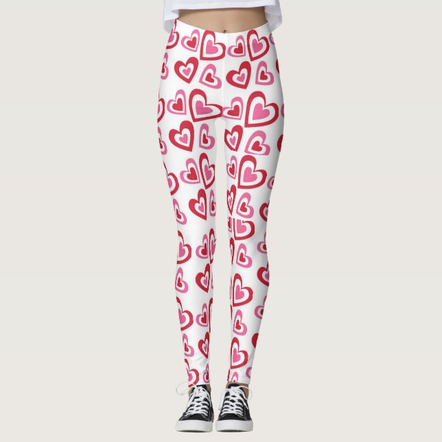 Leggings des Valentines Tages (Vorderseite)
