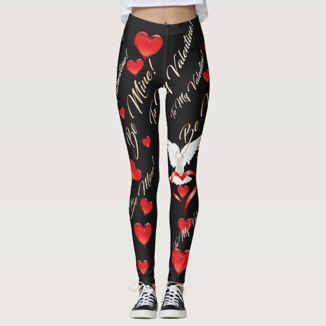 Leggings des Valentines Tages (Vorderseite)