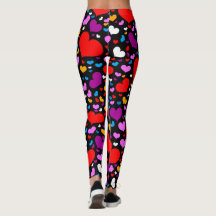 Leggings des Valentines Tages; Kommen u. Gehen