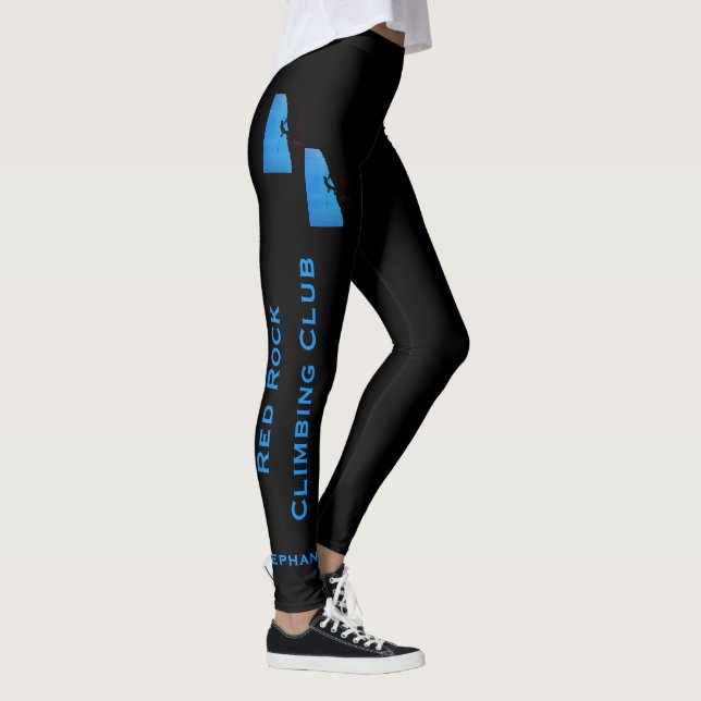 Leggings d'Escalades de roche avec Club et Climber (Droite)