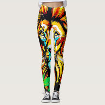 Design d'art pop de Jungle Lion