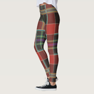 leggings design écossais classiques