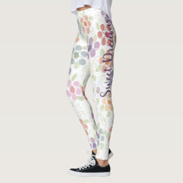 Leggings Design Fleuri élégant