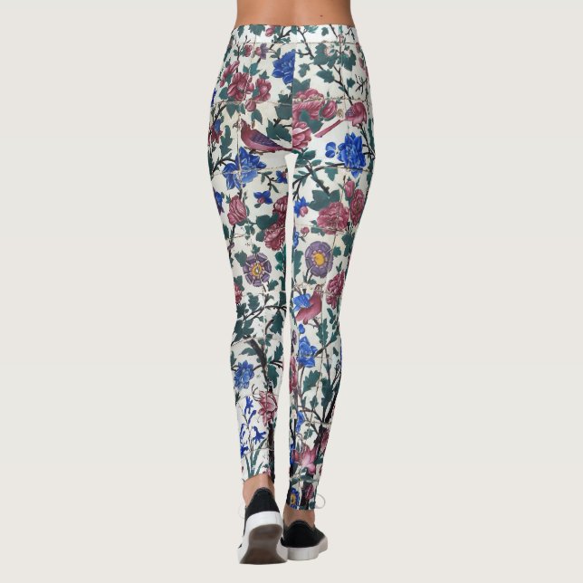 Leggings Design floral perse (Dos)