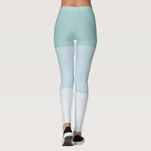 Leggings Design moderne Blue Green Modèle élégant Pastel