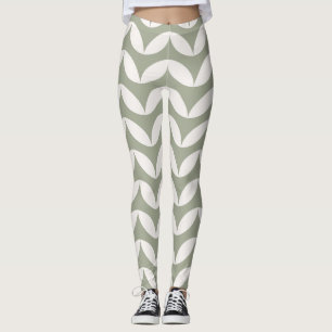 Leggings Design moderne géométrique demi-cercle