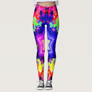 Leggings Design Motif moderne coloré