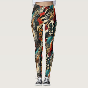 Leggings Design Poster de animal élégant