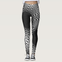 Dessin abstrait MODERNE en mosaïque noire-blanche-