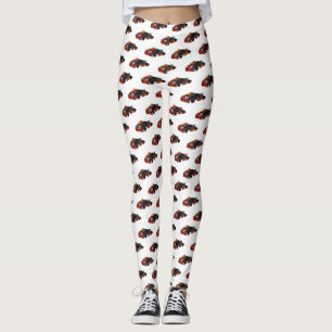 Leggings dessin animé de Kart racing