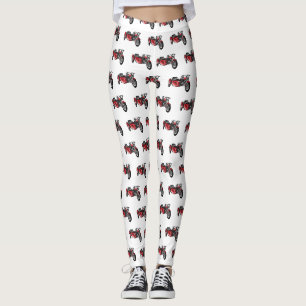 Leggings dessin animé de la moto Sidecar
