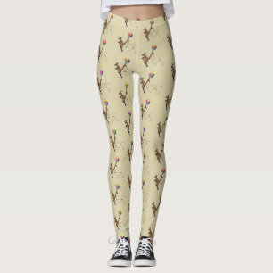 Leggings Dessin d'humour australien kangourou