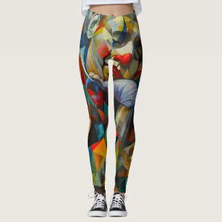 Leggings dessin réaliste