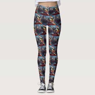 Leggings Dessous de verre australien à rouleaux de chien de