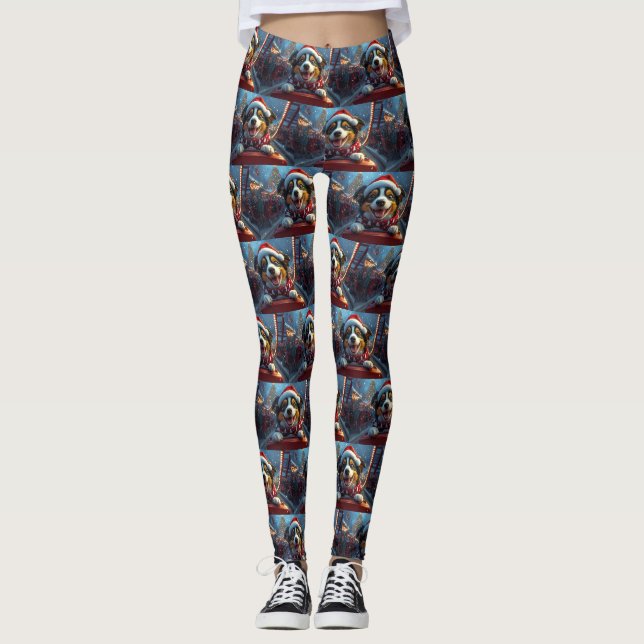 Leggings Dessous de verre australien à rouleaux de chien de (Devant)